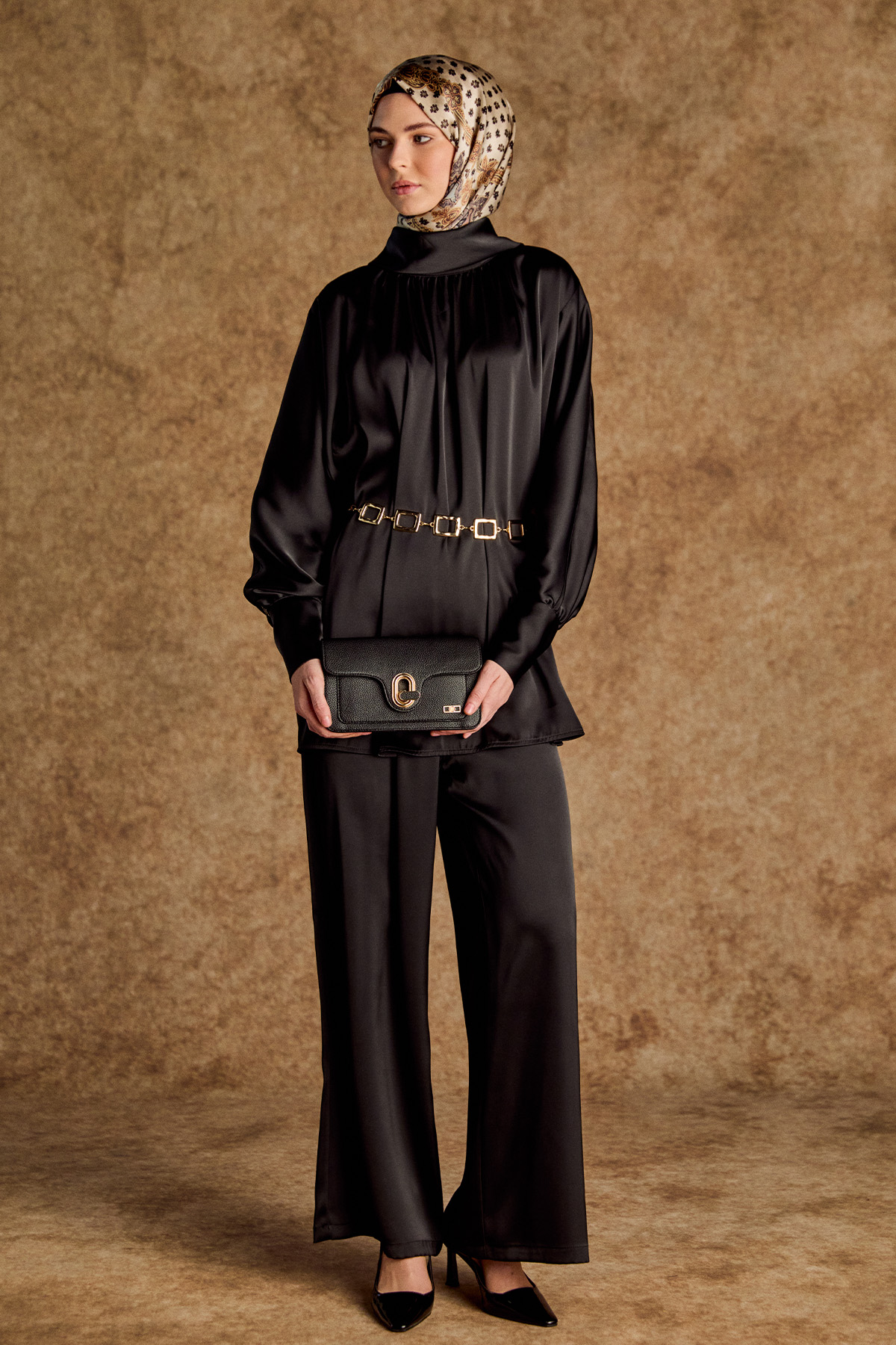 Çok Bölmeli Omuz Çantası, Tesettür Giyim