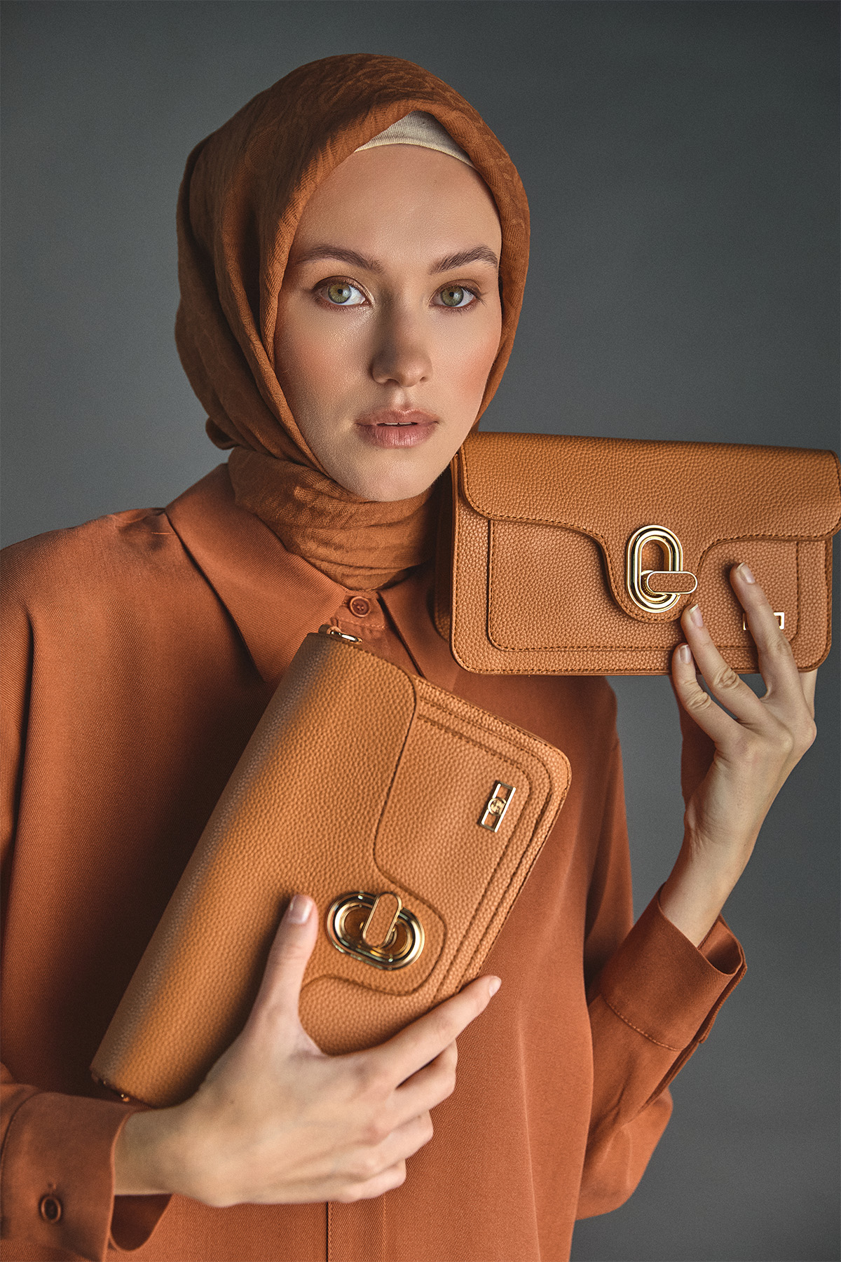 Çok Bölmeli Omuz Çantası, Tesettür Giyim