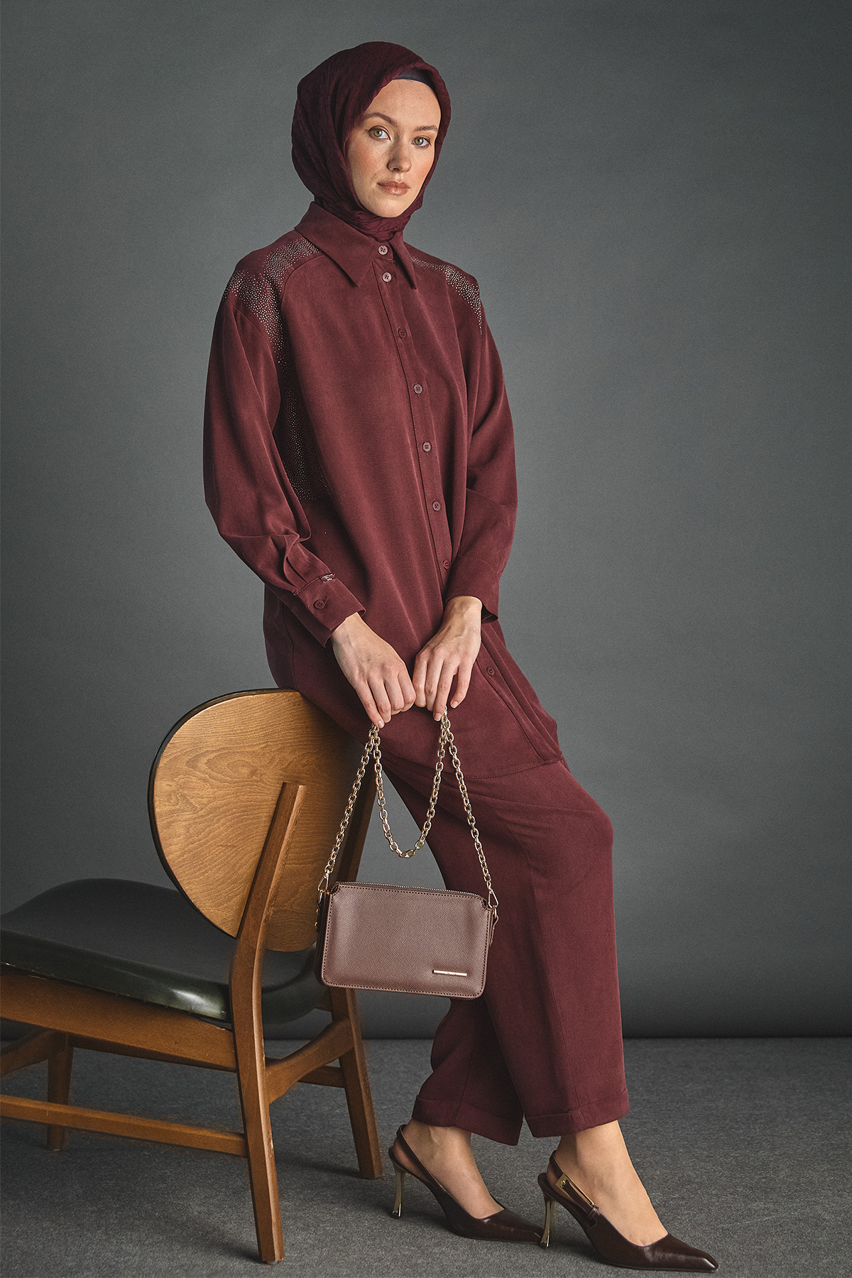 Zincir Askılı Omuz Çantası, Tesettür Giyim