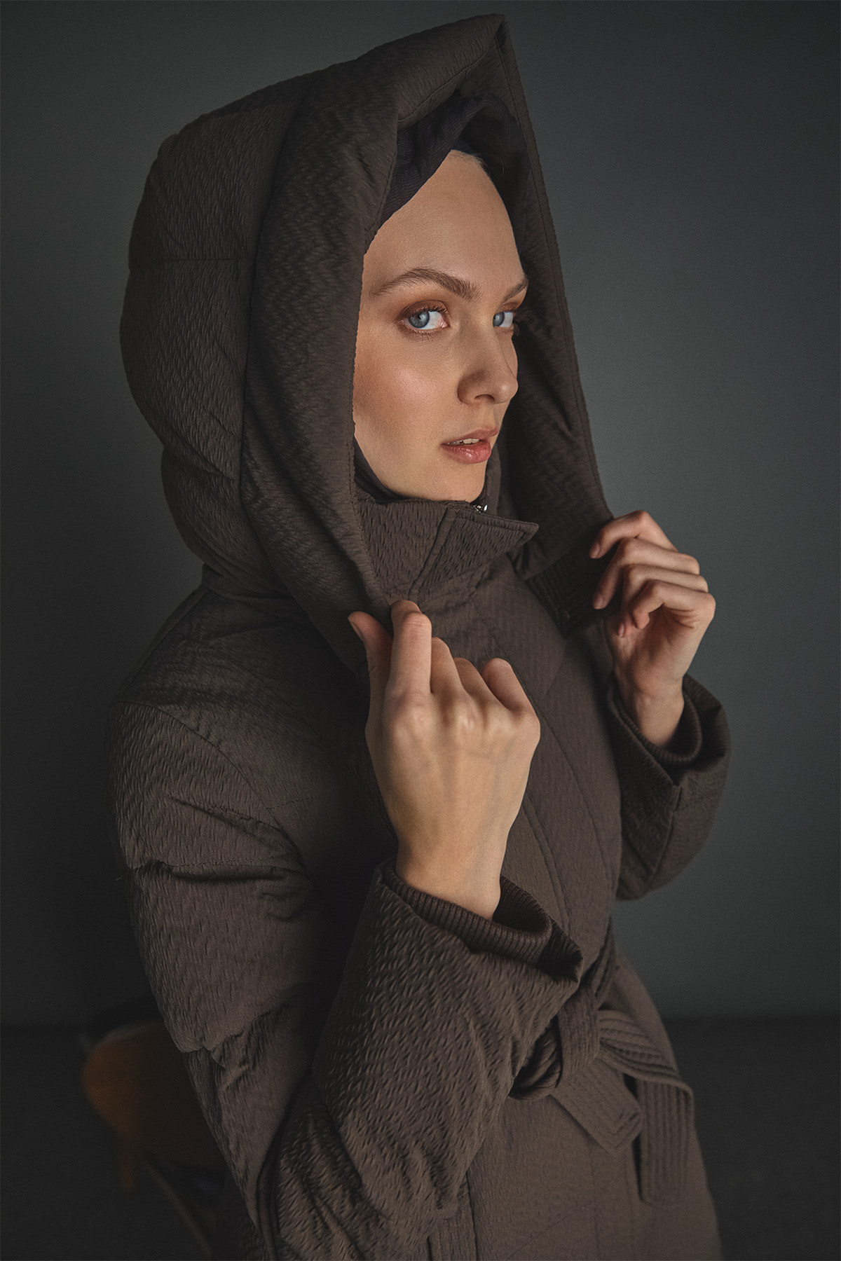 Dolgulu Kaz Tüyü Mont, Tesettür Giyim