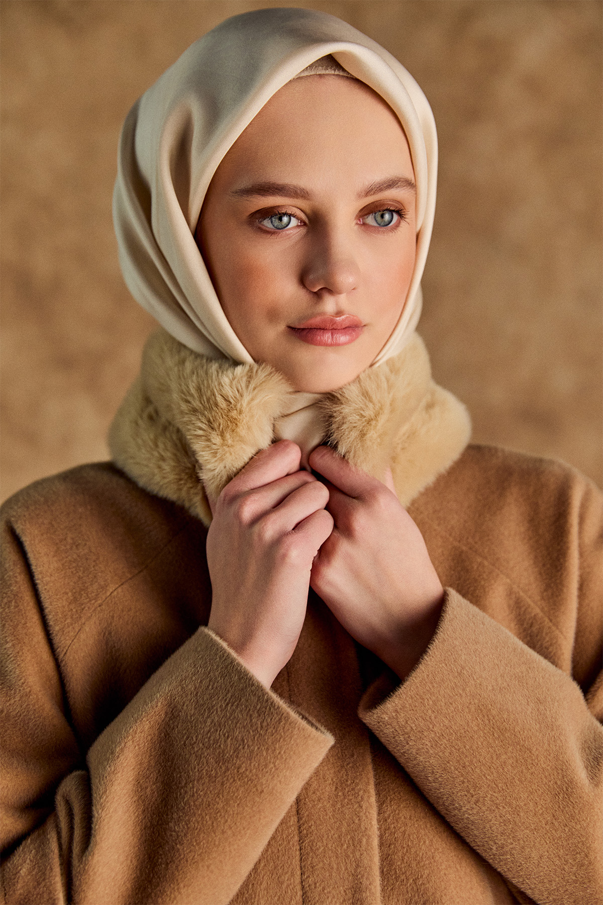 Kaşe Büyük Beden Kaban, Tesettür Giyim