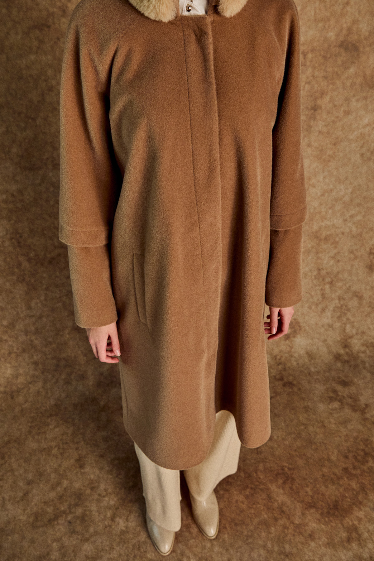 Kaşe Büyük Beden Kaban, Tesettür Giyim