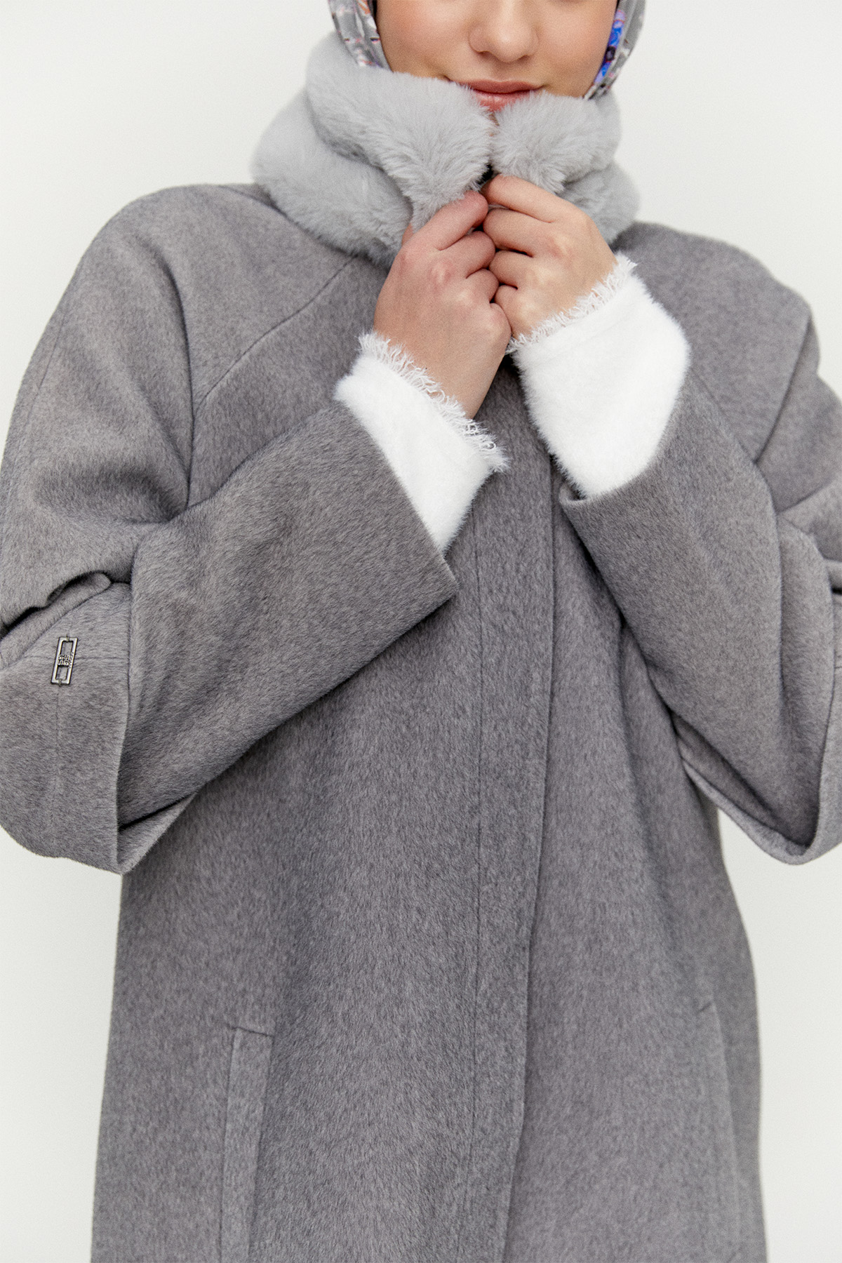 Kaşe Büyük Beden Kaban, Tesettür Giyim