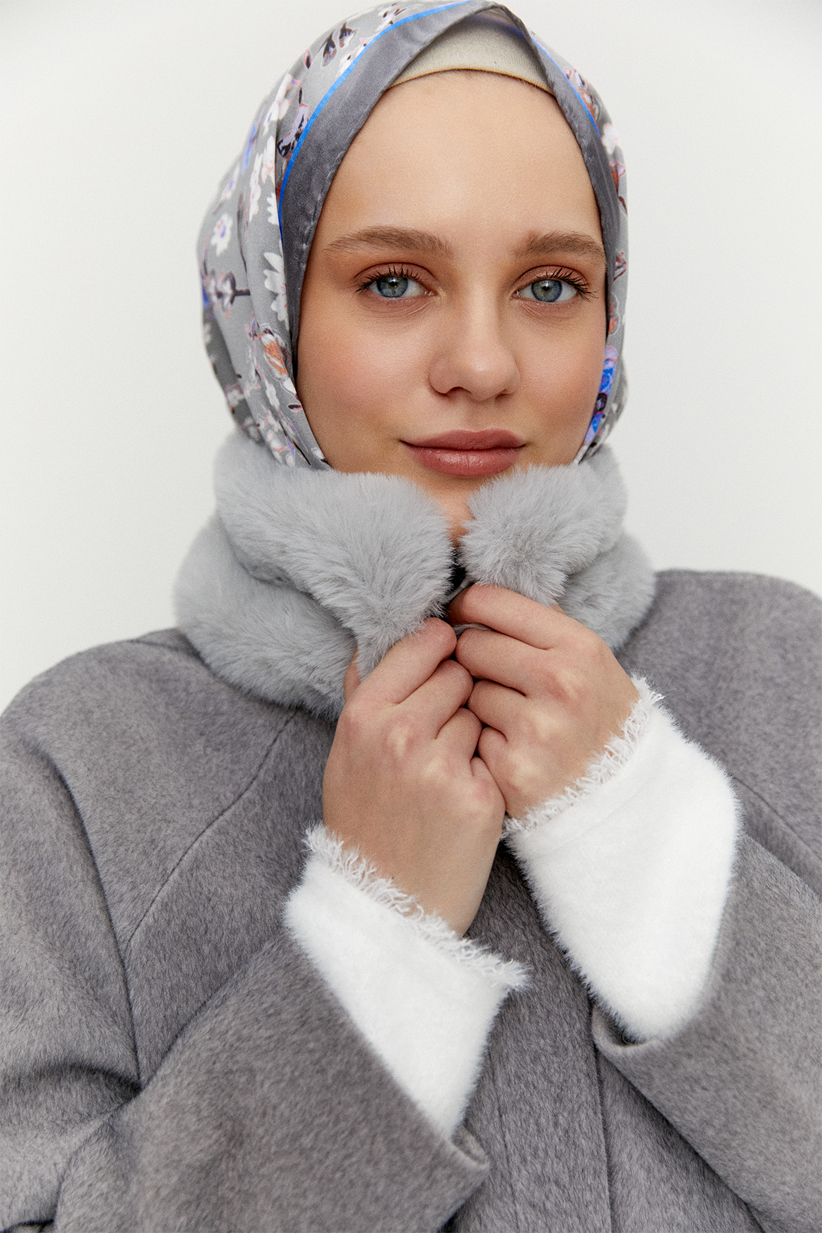 Kaşe Büyük Beden Kaban, Tesettür Giyim