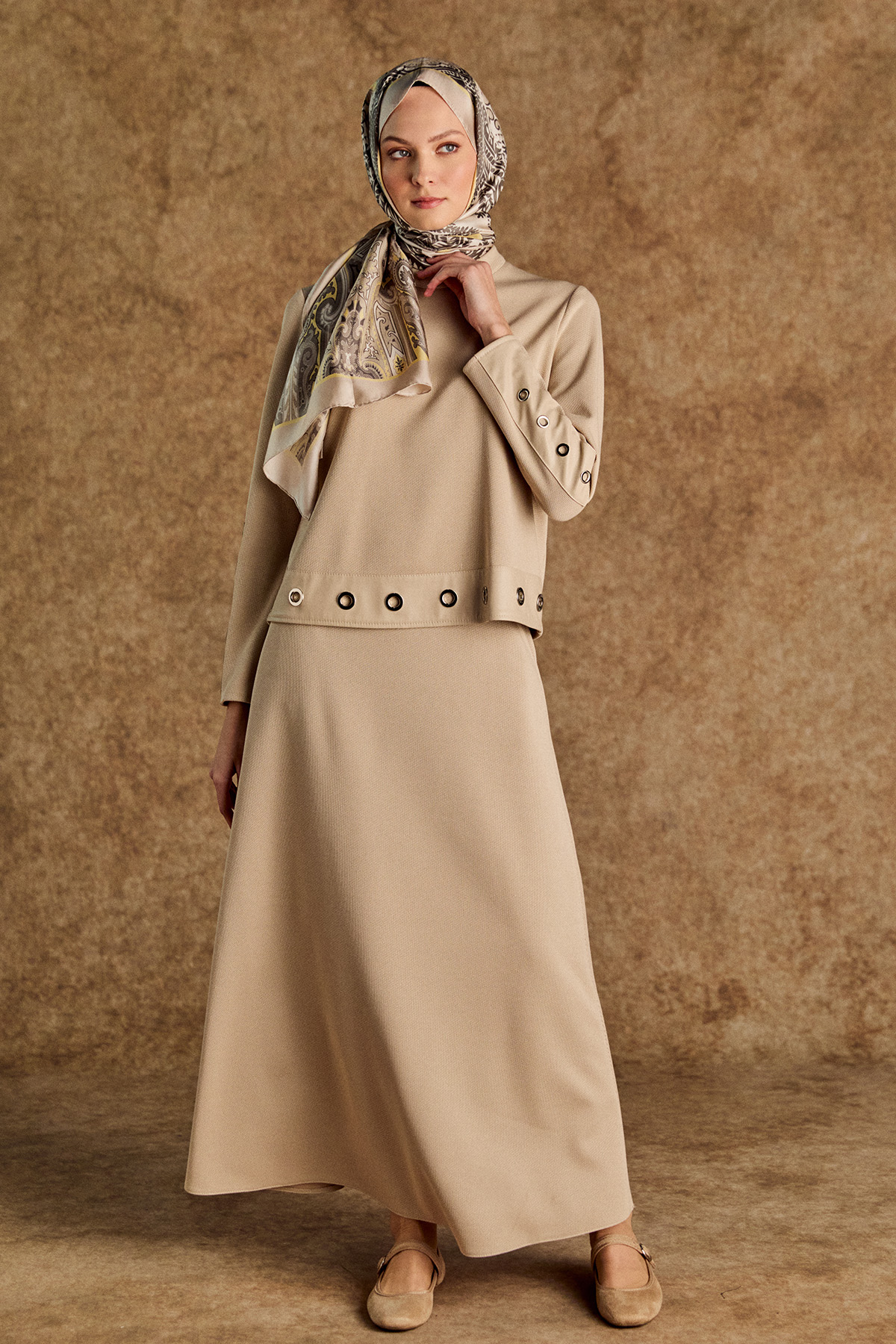 Kuşgözlü Hakim Yakalı Bluz, Tesettür Giyim