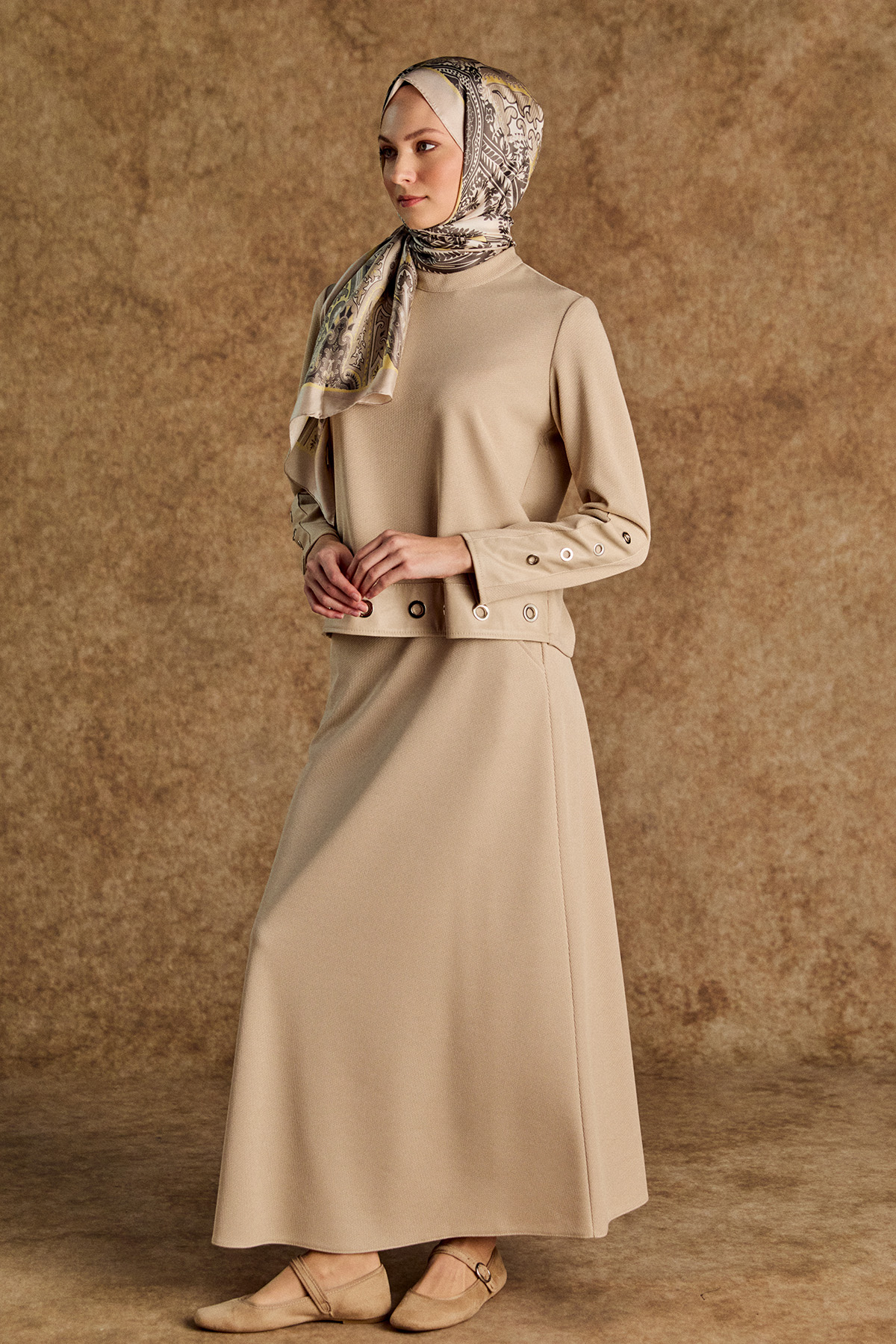 Kuşgözlü Hakim Yakalı Bluz, Tesettür Giyim