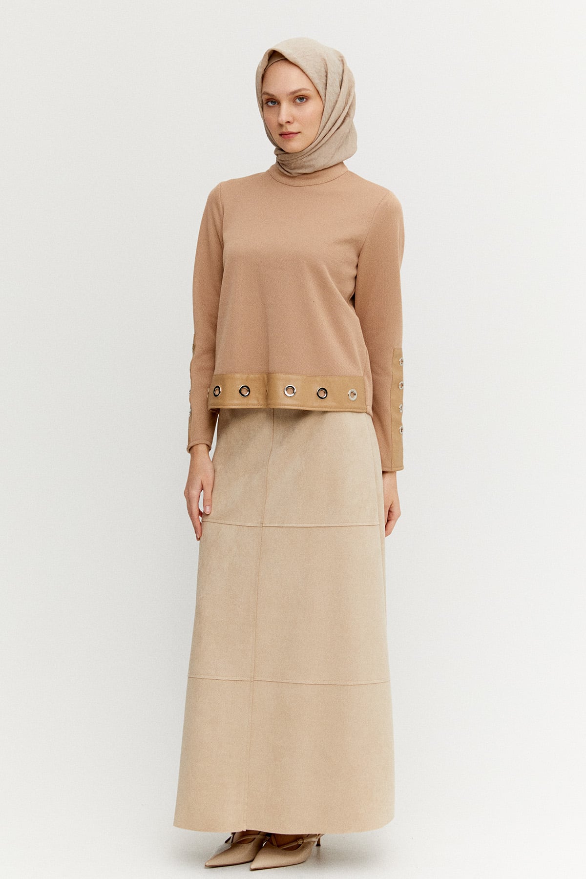 Kuşgözlü Hakim Yakalı Bluz, Tesettür Giyim