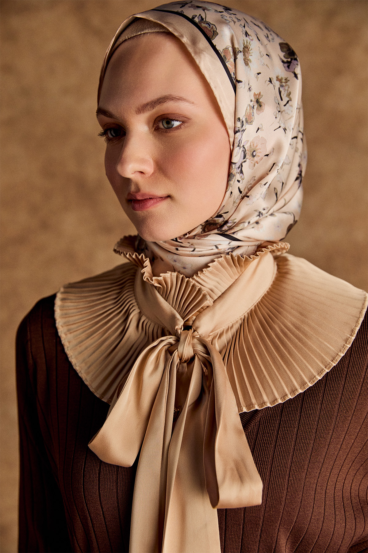 Çift Cepli Örme Triko Hırka, Tesettür Giyim