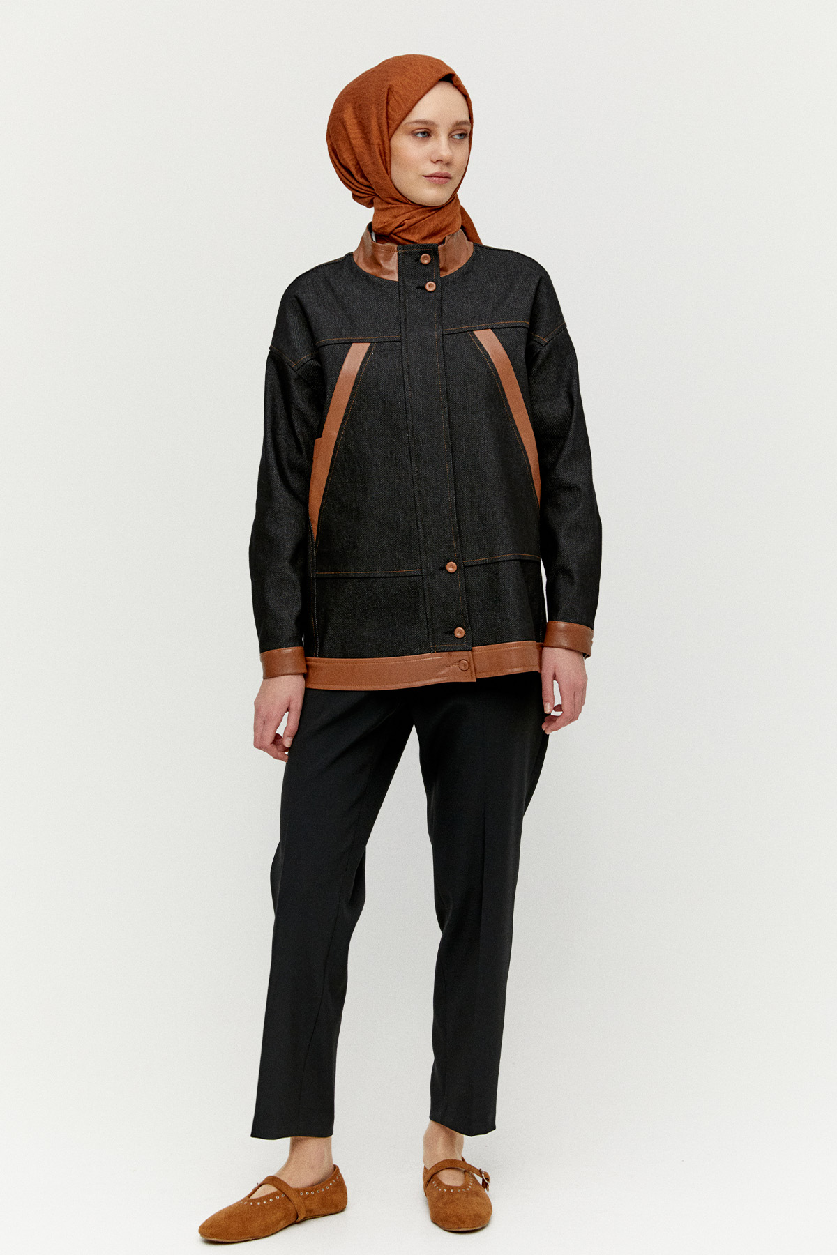 Likralı Büyük Beden Pantolon, Tesettür Giyim