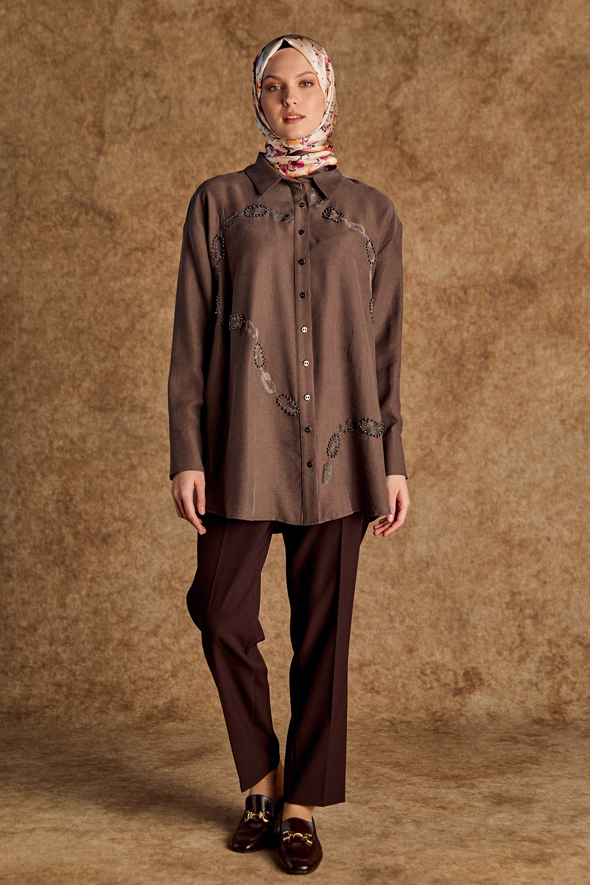 Likralı Büyük Beden Pantolon, Tesettür Giyim