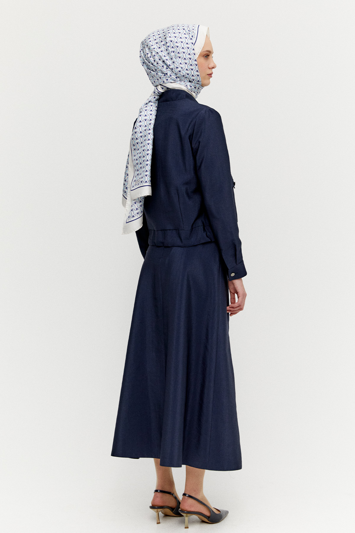 Fermuar Detaylı İkili Takım, Tesettür Giyim