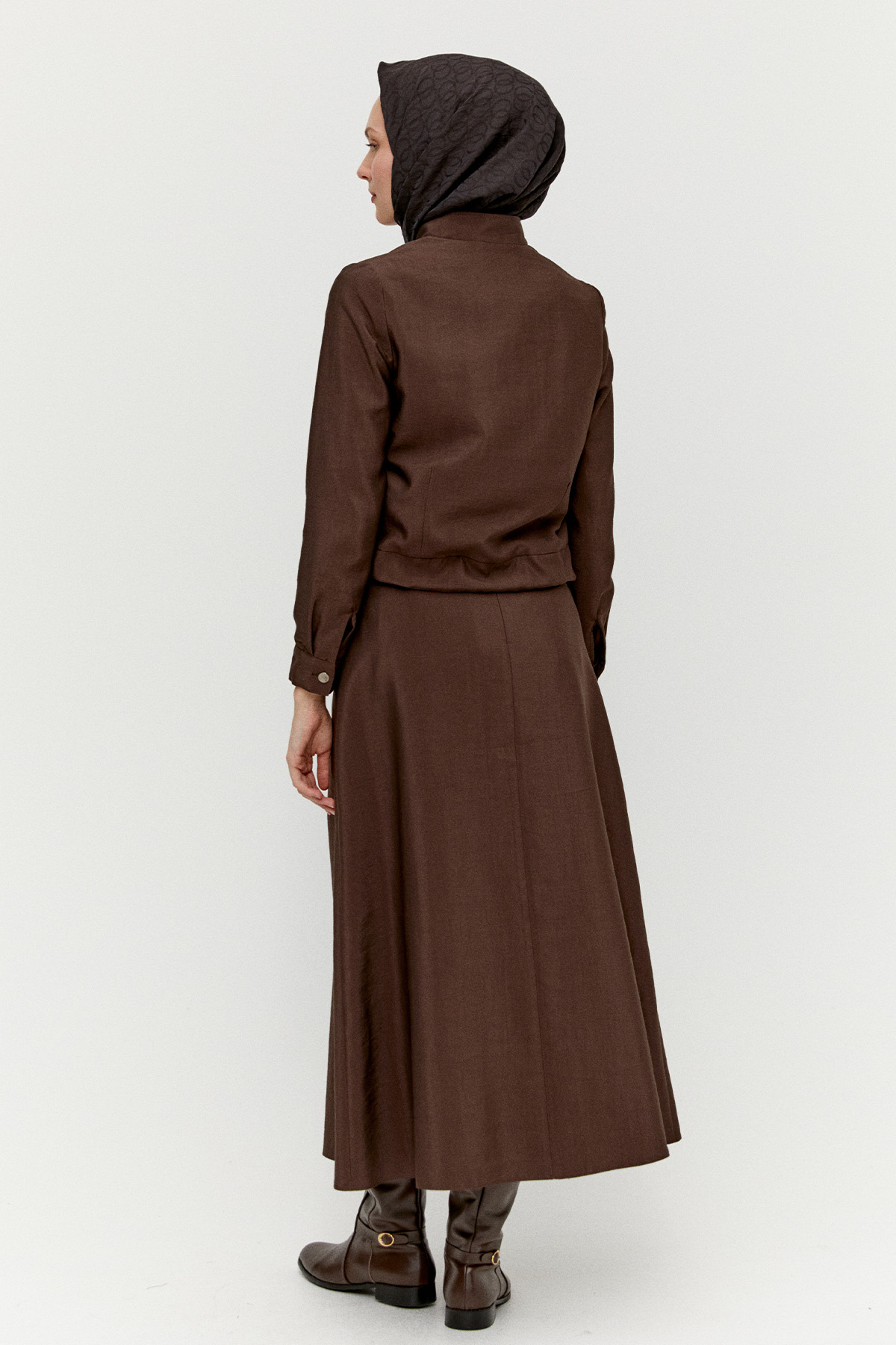 Fermuar Detaylı İkili Takım, Tesettür Giyim