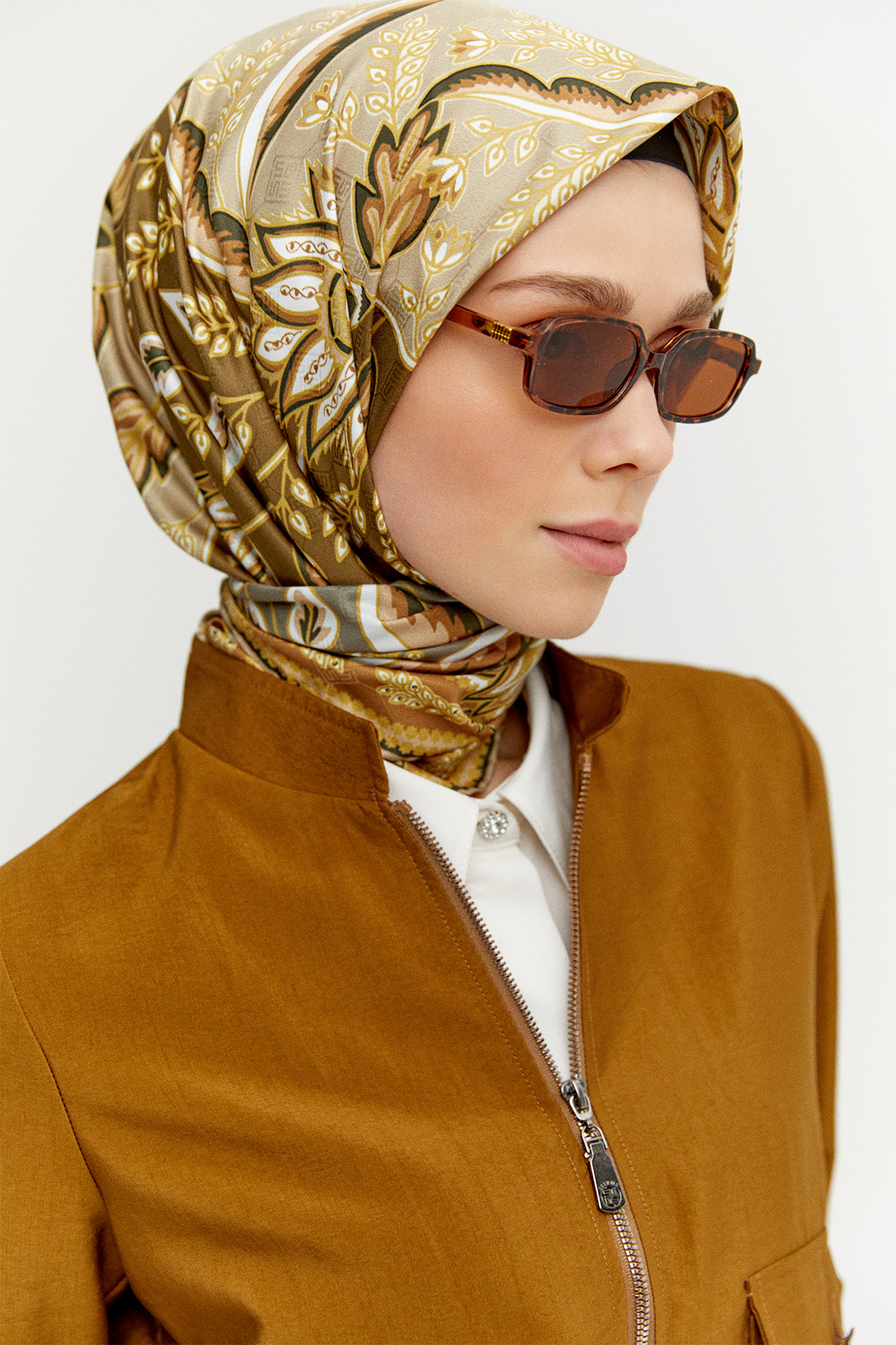 Fermuar Detaylı İkili Takım, Tesettür Giyim