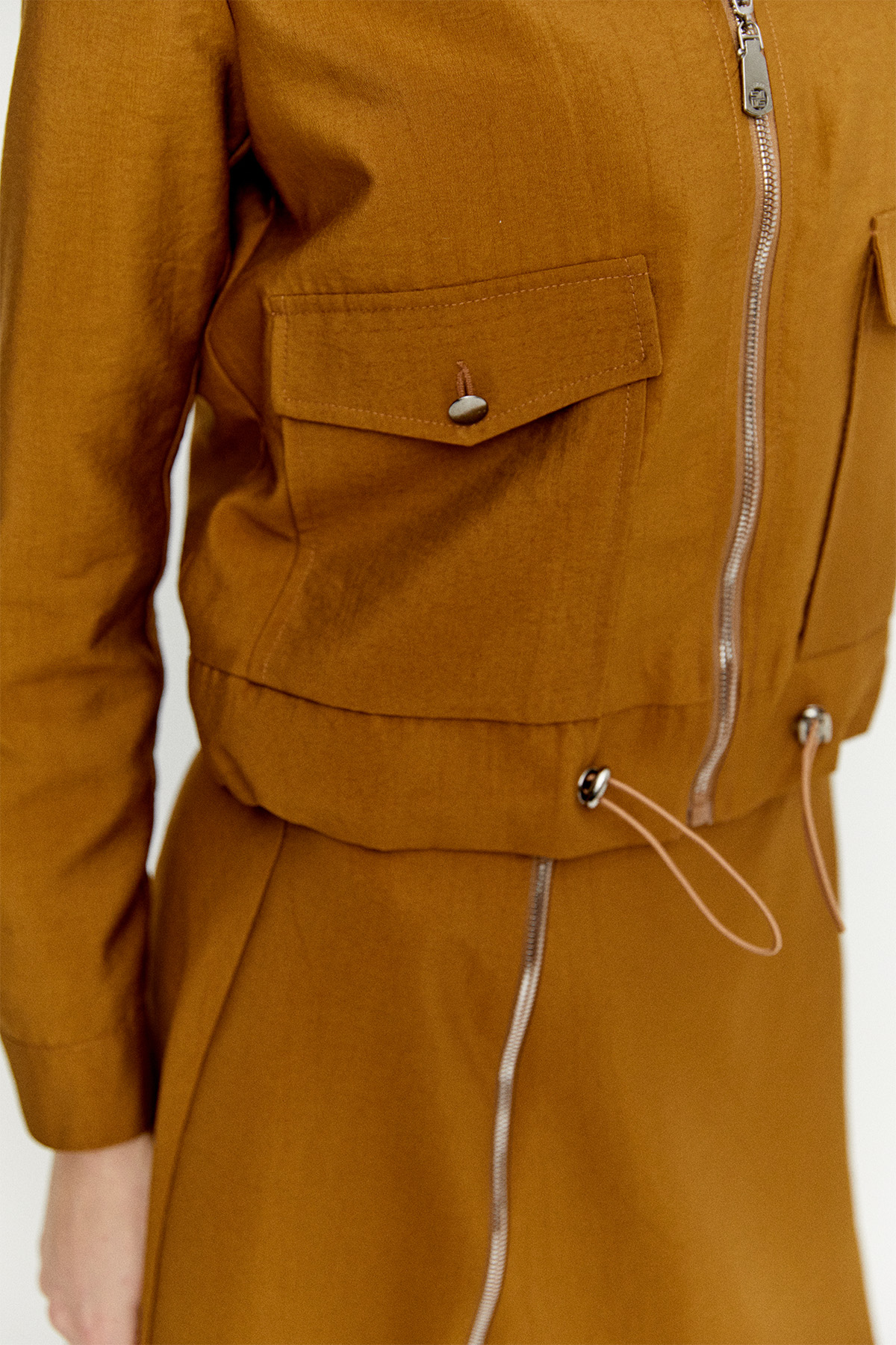 Fermuar Detaylı İkili Takım, Tesettür Giyim