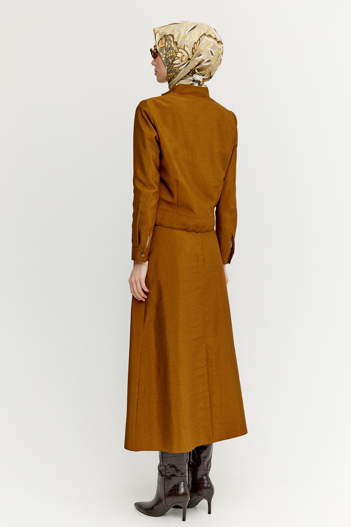 Fermuar Detaylı İkili Takım, Tesettür Giyim