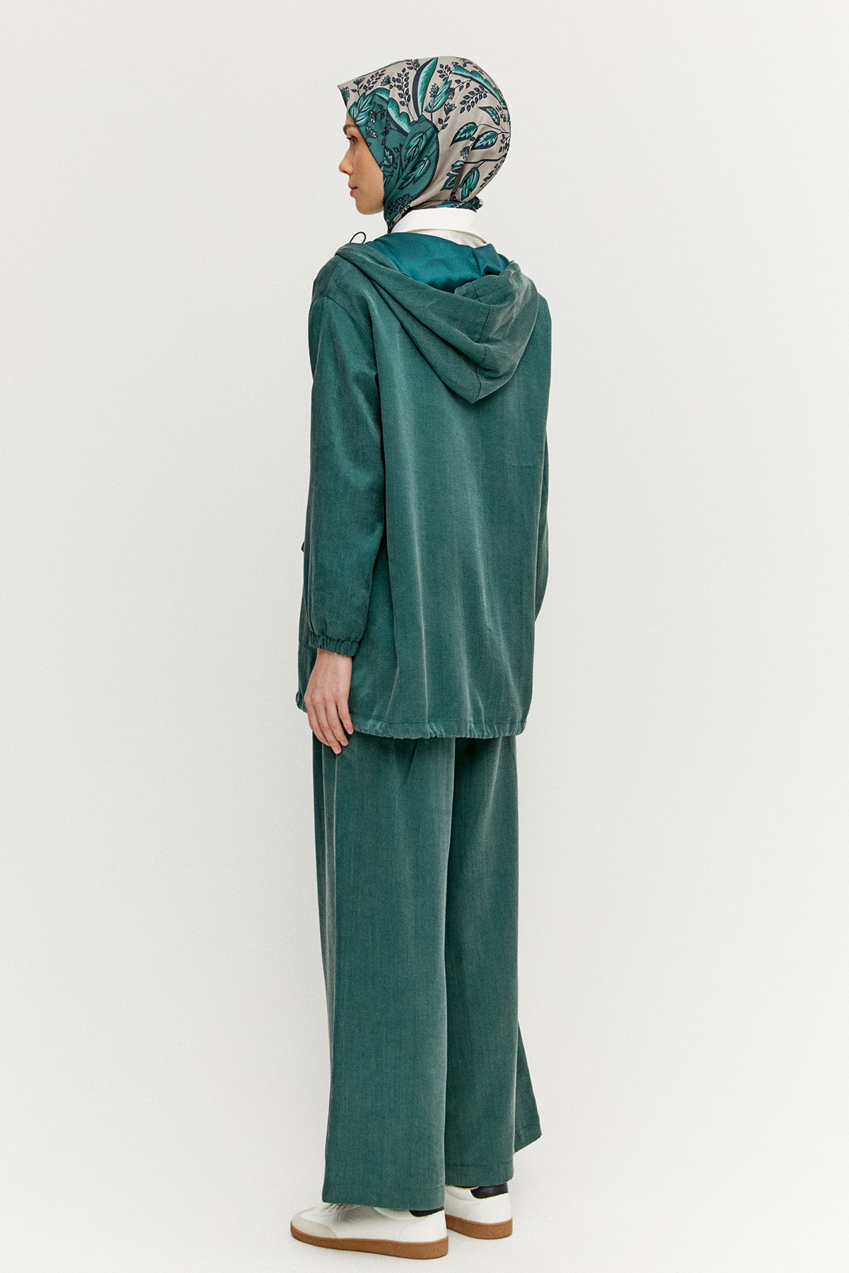 Kapüşonlu Pamuklu İkili Takım, Tesettür Giyim