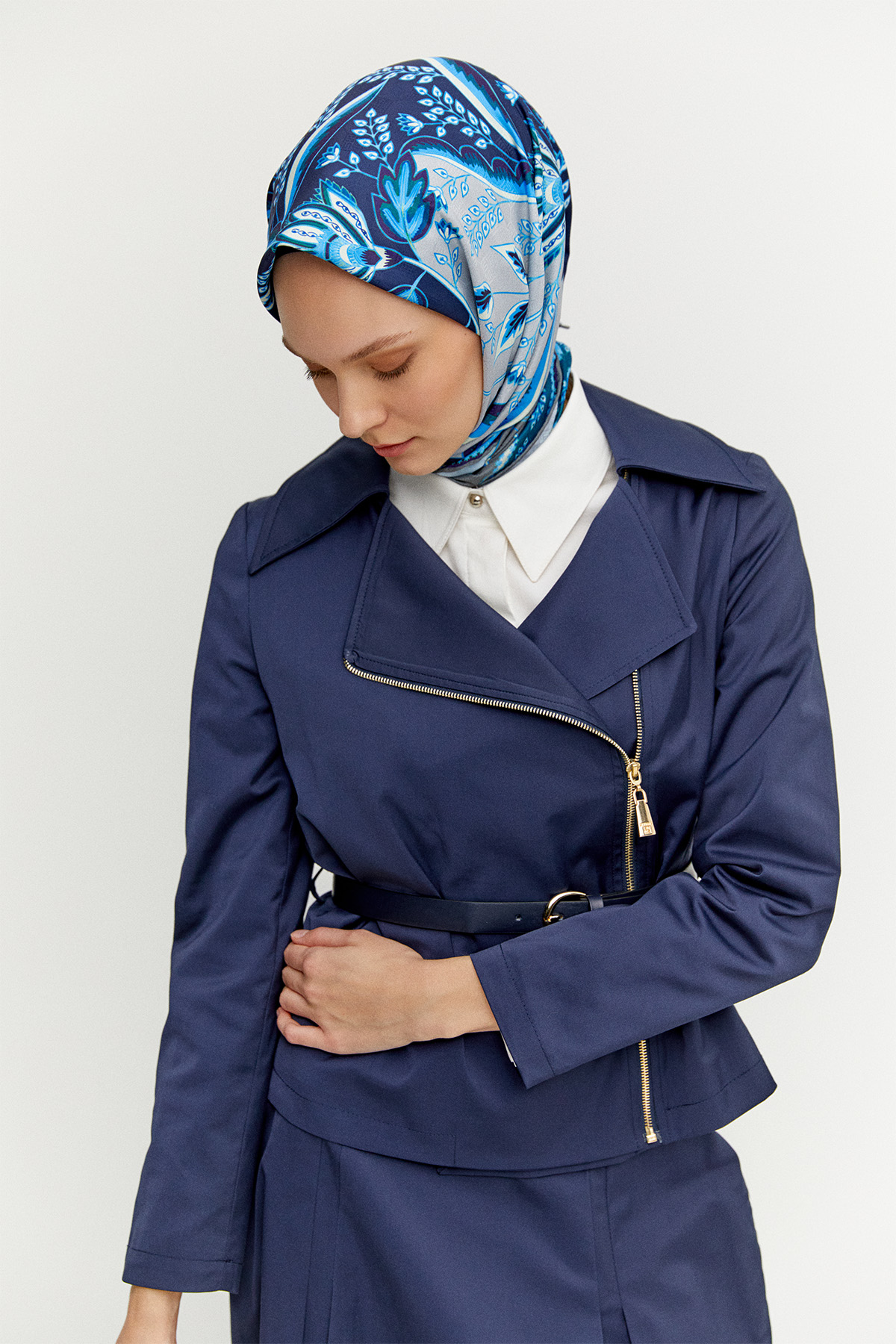 Etek Ceket Pamuk İkili Takım, Tesettür Giyim