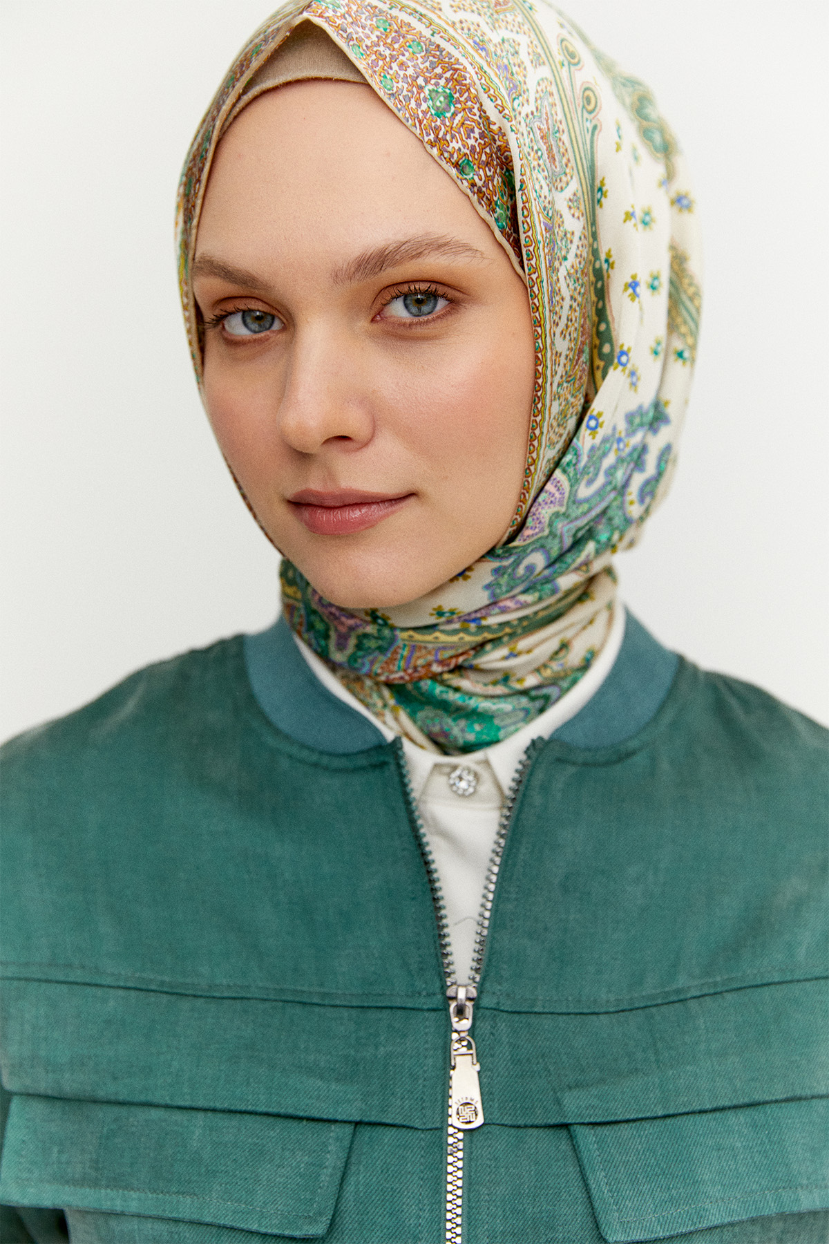 Bomber Yaka Pamuk İkili Takım, Tesettür Giyim