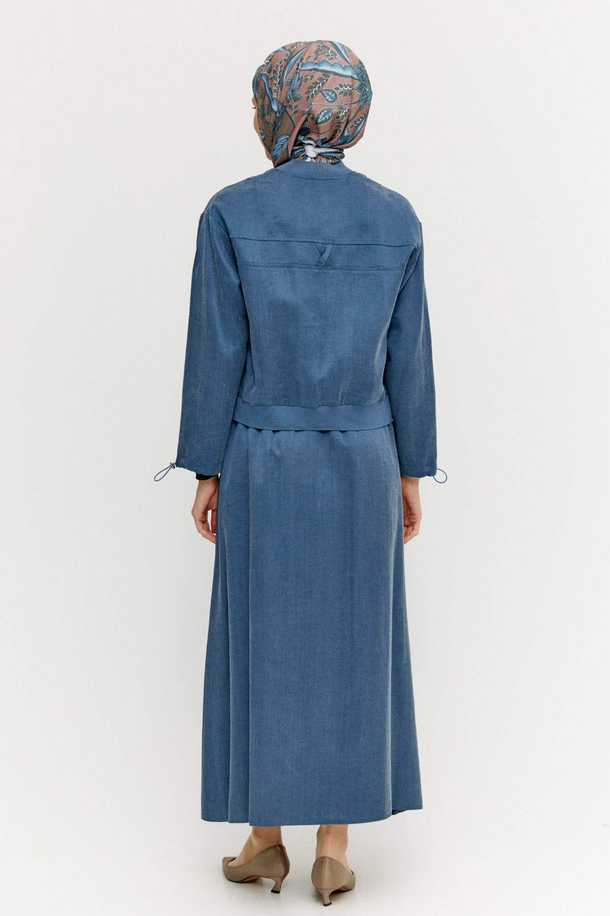 Bomber Yaka Pamuk İkili Takım, Tesettür Giyim