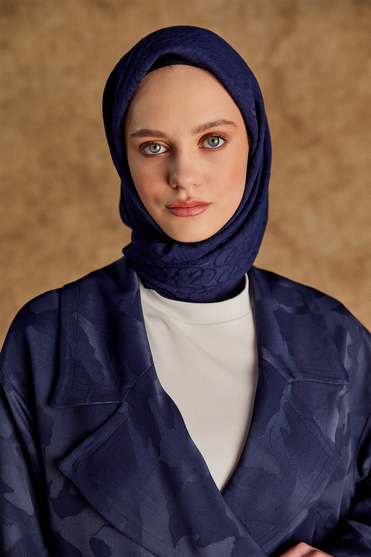 Çan Etekli Jakarlı İkili Takım, Tesettür Giyim