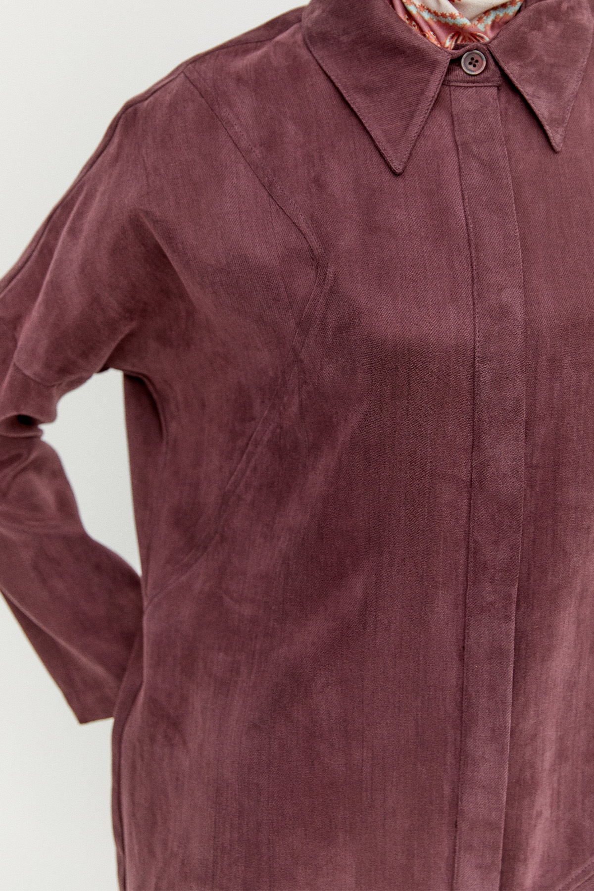 Süs Düğmeli Pamuklu İkili Takım, Tesettür Giyim