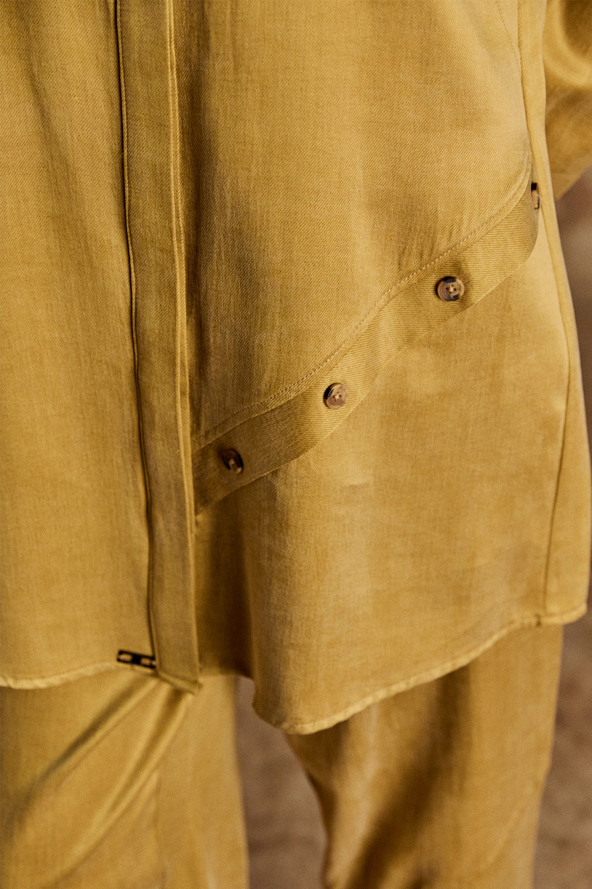 Süs Düğmeli Pamuklu İkili Takım, Tesettür Giyim