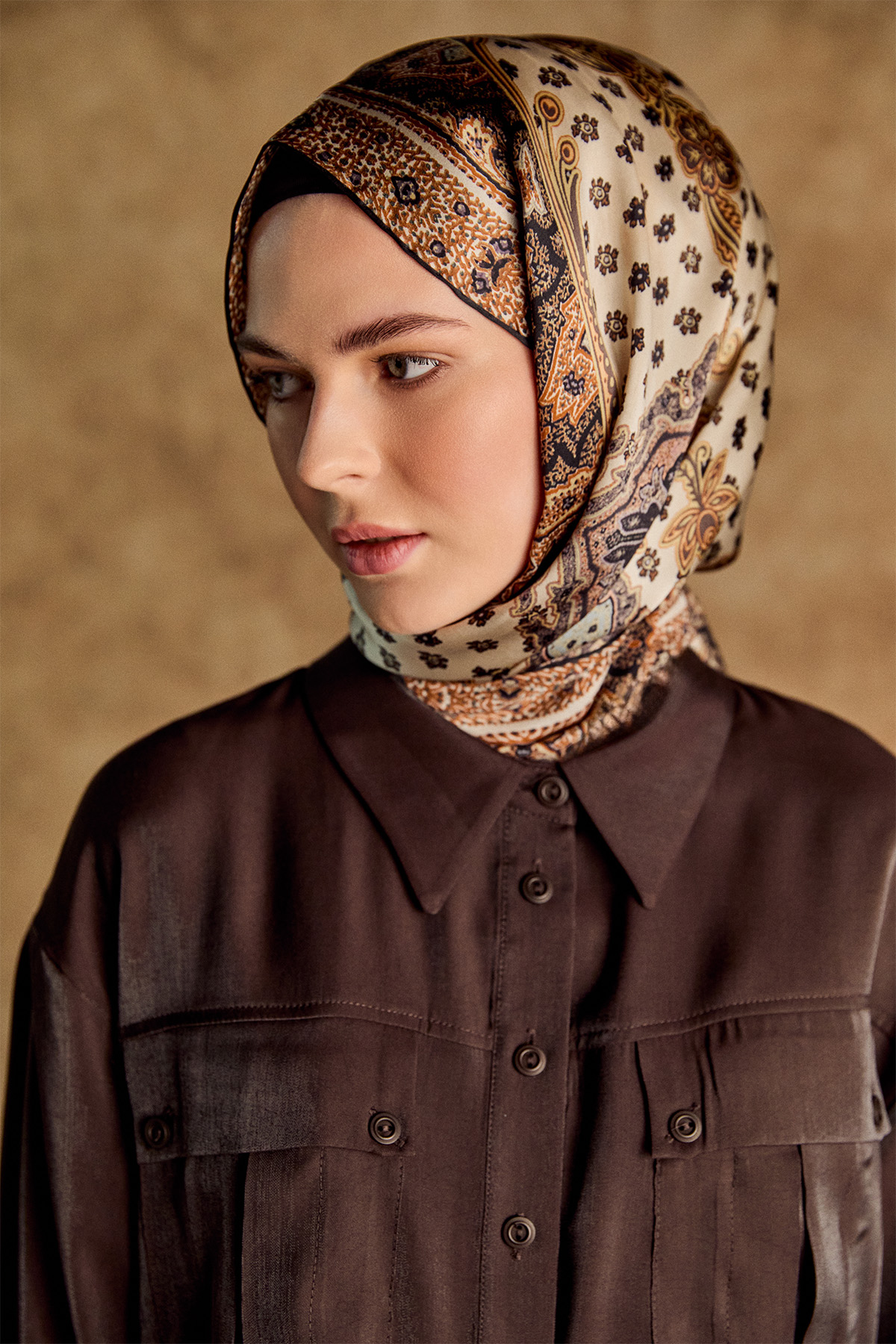 Spor Dikişli Jakarlı Tunik, Tesettür Giyim