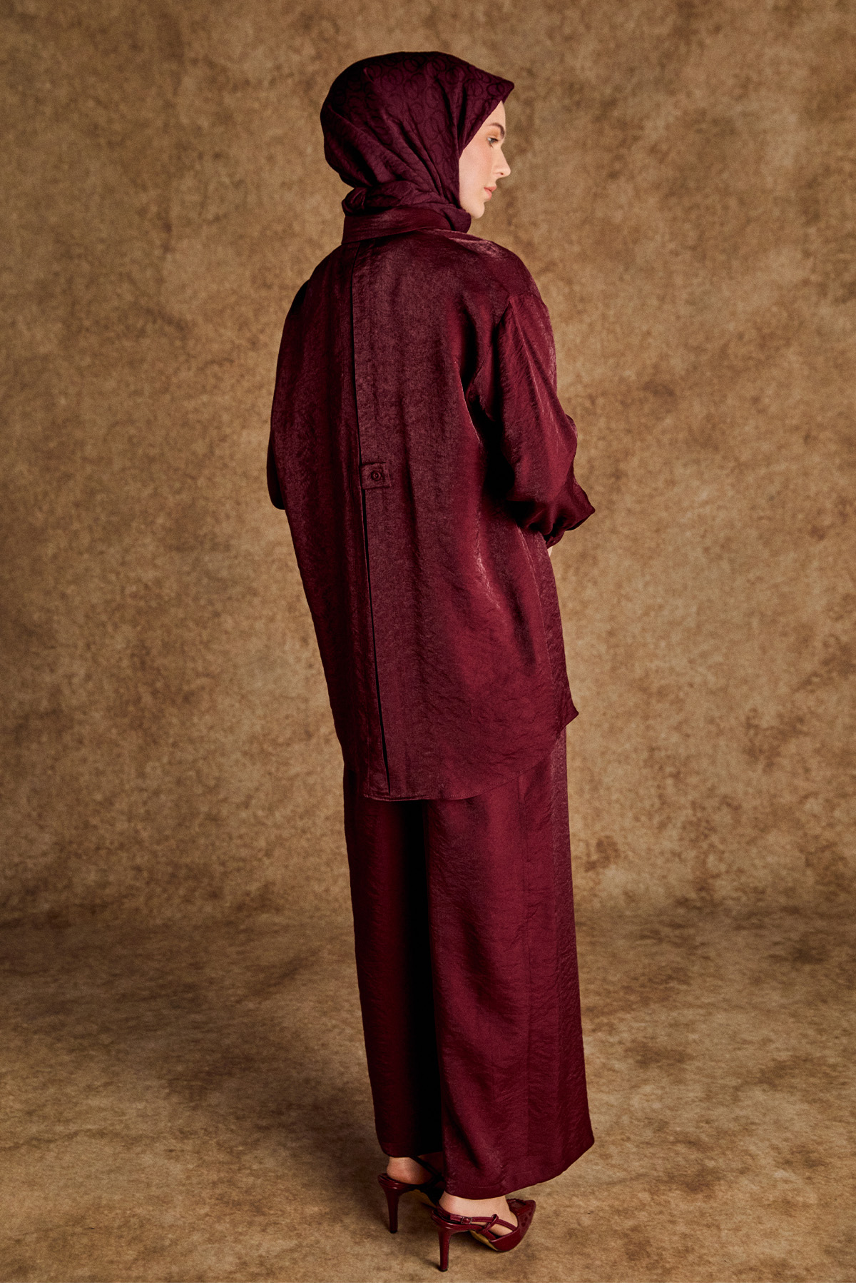 Spor Dikişli Jakarlı Tunik, Tesettür Giyim