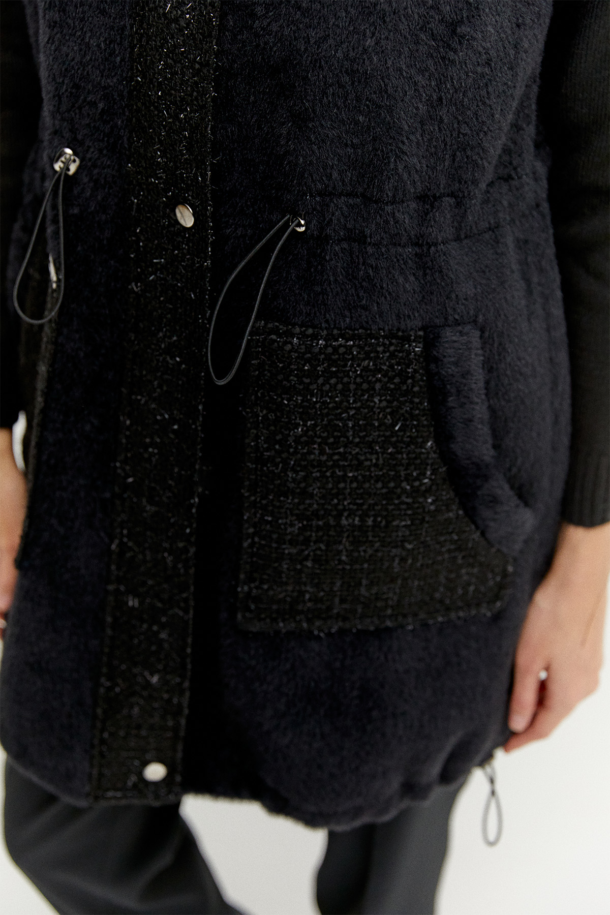 Tüvit Kombinli Suni Kürk Yelek, Tesettür Giyim